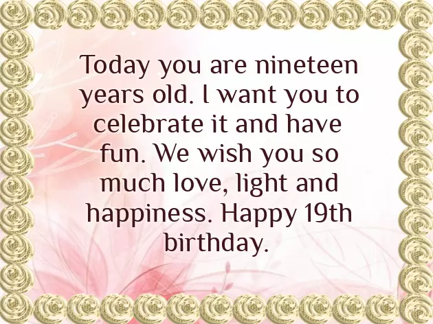 Happy 19Th Birthday To My Son