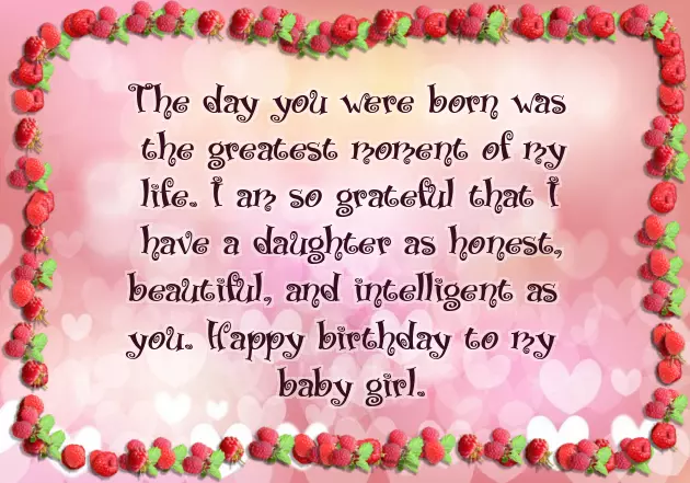 Happy Birthday Message For Daughter Happy Birthday Message For Daughter