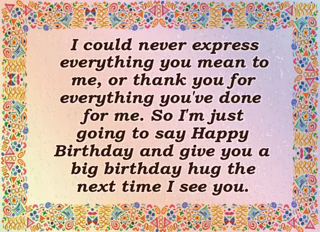 Heartfelt Wishes For Birthday