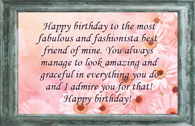 Happy Birthday To My Lady Friend