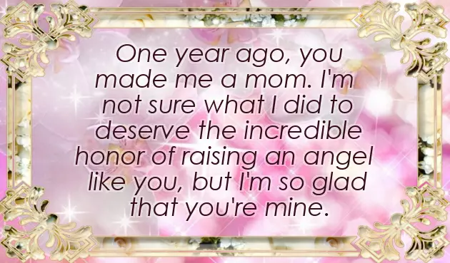 Happy Birthday 1 Year