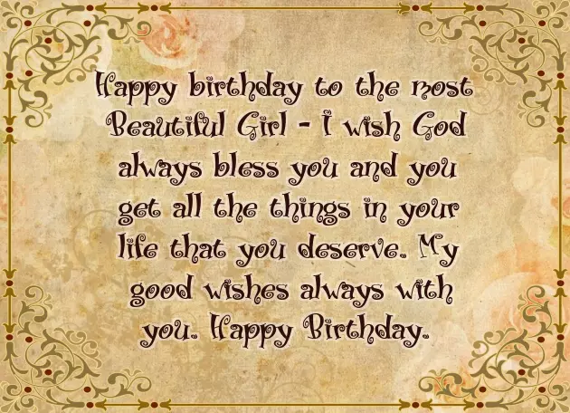 Birthday Wishes For A Pretty Girl Birthday Wishes For A Pretty Girl