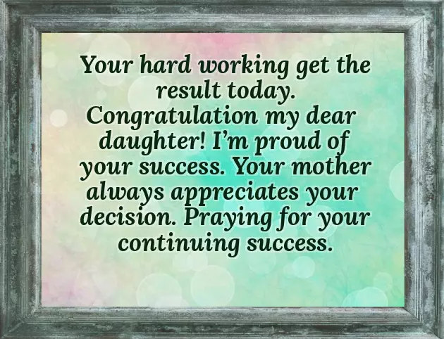 High School Graduation Wishes For Daughter