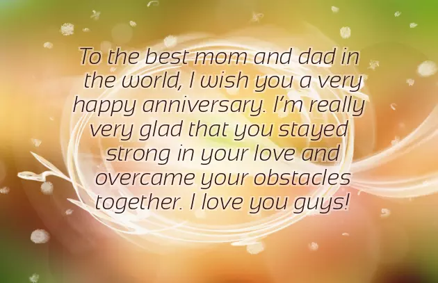First Anniversary Wishes From Parents First Anniversary Wishes From Parents