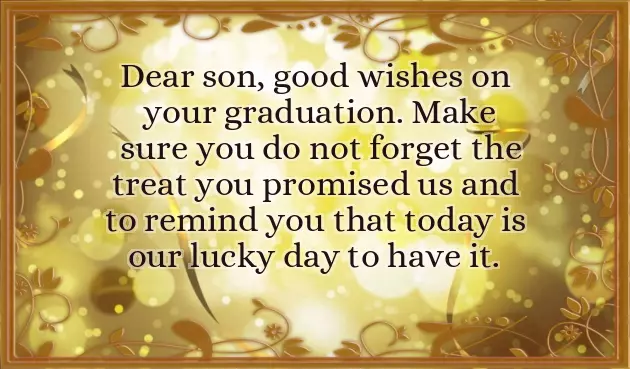 My Son Graduation Message My Son Graduation Message