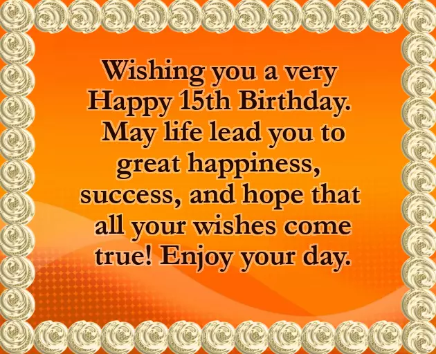 Happy 15Th Birthday Daughter Quotes Happy 15Th Birthday Daughter Quotes