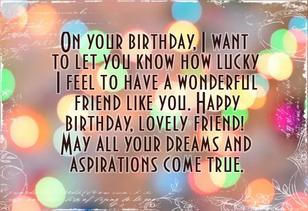 Happy Birthday To You Congratulations