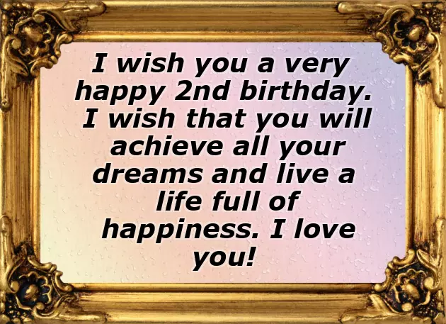 Happy 2Nd Birthday Daughter