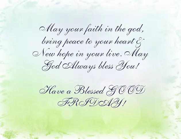 Good Friday Morning Wishes
