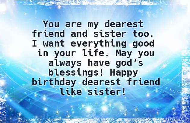 Happy Birthday Bff Sister