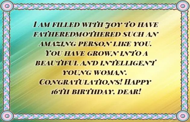 Sweet 16 Birthday Wishes For Sister Sweet 16 Birthday Wishes For Sister