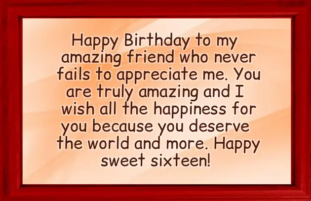 Happy Birthday 16 Girl