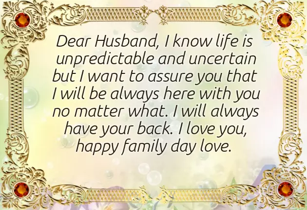 Best Wishes To Your Family