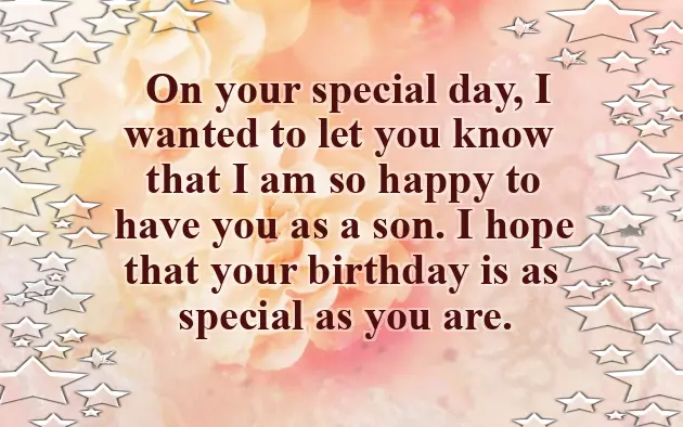Birthday Wish For My Little Son