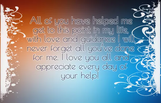 Graduation Message For Family