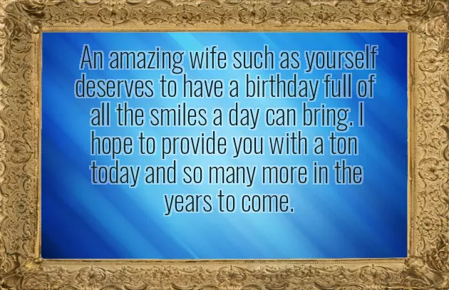 Happy Birthday My Wife Wishes