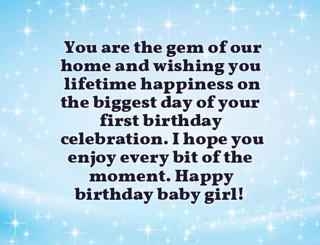 Happy 1St Birthday Baby Girl Quotes Happy 1St Birthday Baby Girl Quotes