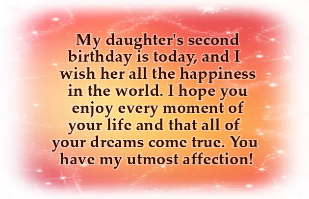 Birthday Wishes For Daughter On Her 2Nd Birthday Birthday Wishes For Daughter On Her 2Nd Birthday