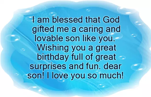Son Birthday Wishes From Parents Son Birthday Wishes From Parents