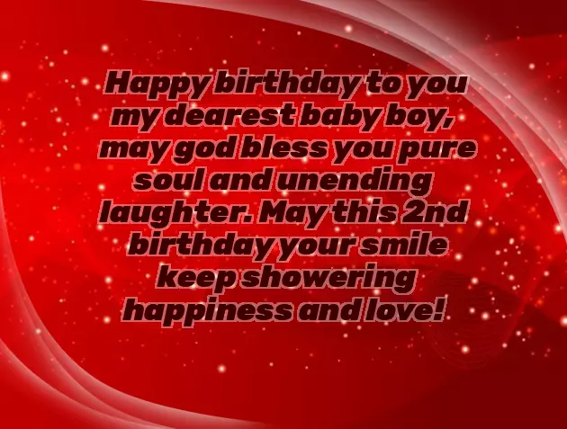 2Nd Birthday Wish For Son