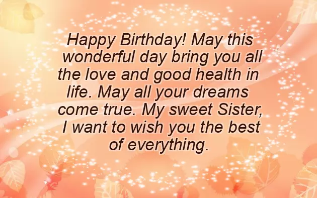 Birthday Wishes For Younger Brother From Elder Sister