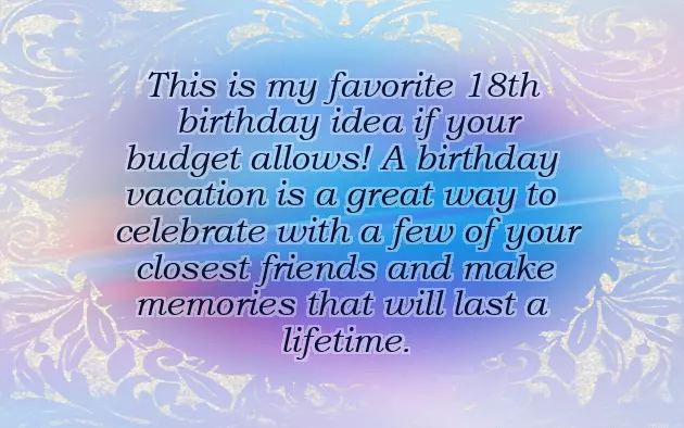 18Th Birthday Party Ideas