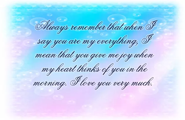 Long And Sweet Good Morning Message For Her