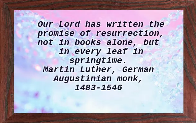 Easter Day Message Easter Day Message