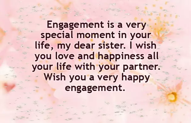Congratulations My Sister For Your Engagement