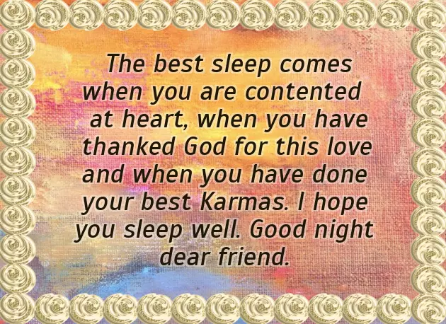 Night Message For Friend Night Message For Friend