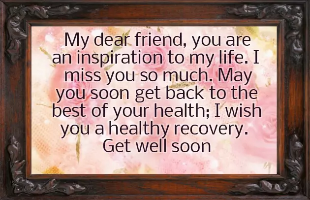 Wishes For A Sick Friend