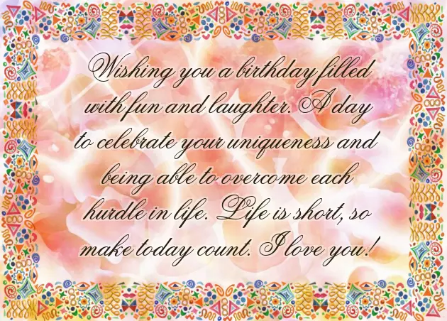 Romantic Birthday Wishes For Best Friend Female