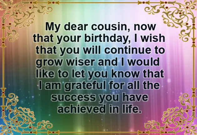 Happy Birthday Wishes For Sister Thought