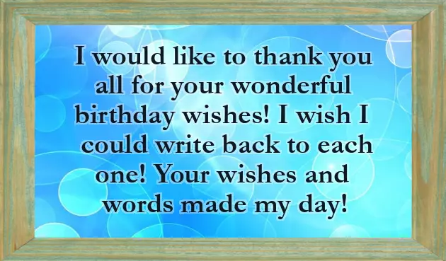 Thank U All For My Birthday Wishes