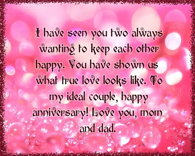 Anniversary Thought For Mom Dad
