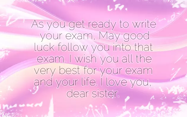 Good Luck Wishes For Sister Good Luck Wishes For Sister