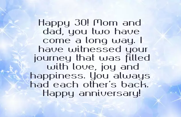 Happy Anniversary Wishes For Dad And Mom