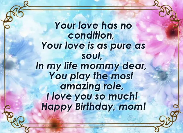 Birthday Poems For Mum Birthday Poems For Mum
