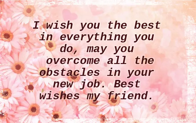 New Job Good Wishes New Job Good Wishes