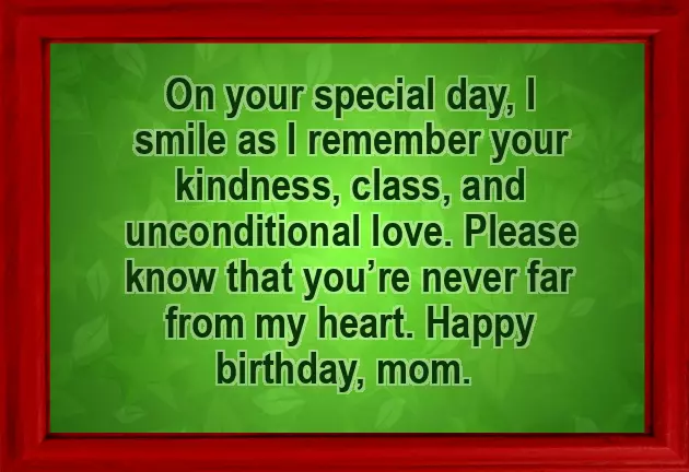 Happy Birthday Mom In Heaven Message