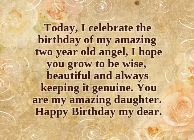 Happy Birthday Quotes For 2 Year Old Baby Girl