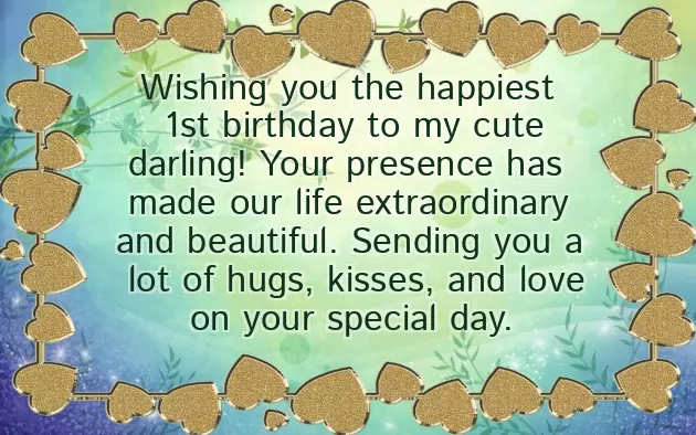 Birthday Quotes For Baby Girl