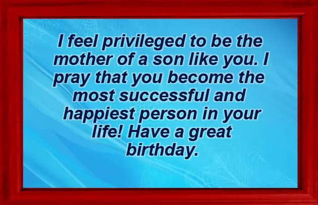 Mother Birthday Wishes For Son Mother Birthday Wishes For Son