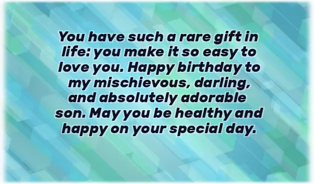 Birthday Quotes For Your Son