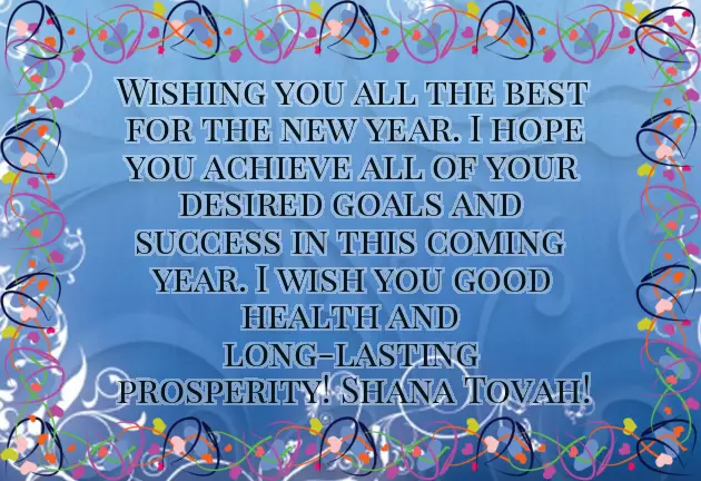 Shana Tova Wishes