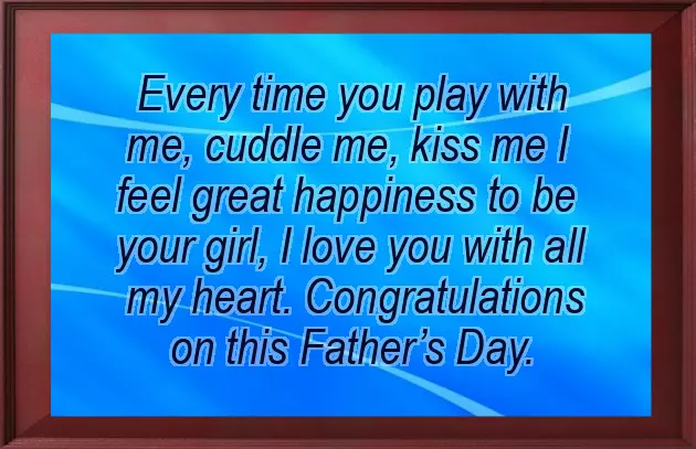 Happy Fathers Day From Girlfriend Happy Fathers Day From Girlfriend