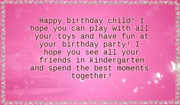 5Th Birthday Wishes Girl 5Th Birthday Wishes Girl