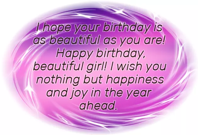 Wish Birthday For Friend Girl