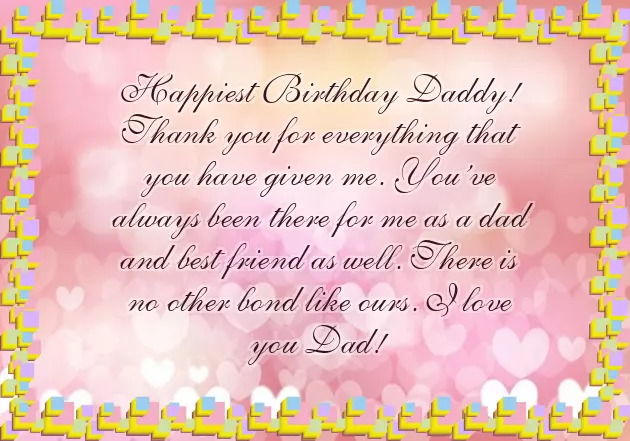 Happy Birthday Papa We Love You