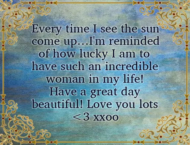 Romantic Love Morning Message Romantic Love Morning Message